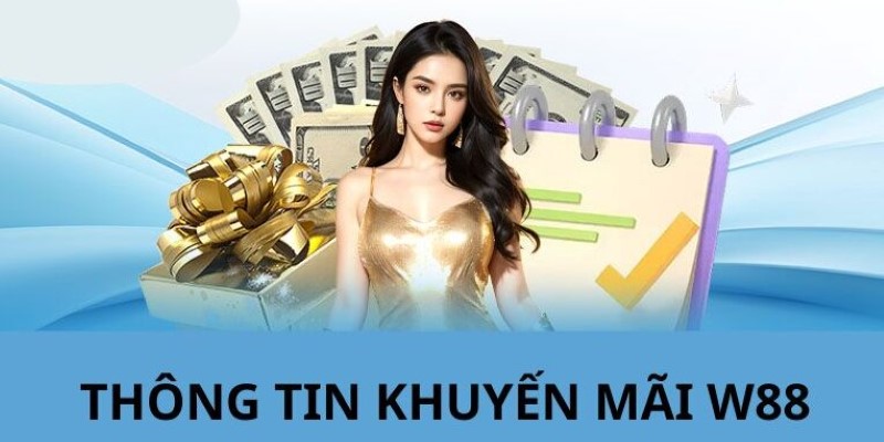 Chi tiết các thông tin ưu đãi về chương trình khuyến mãi tại W88